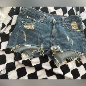 NEW Rag & Bone Winnie Cut Off Shorts 27